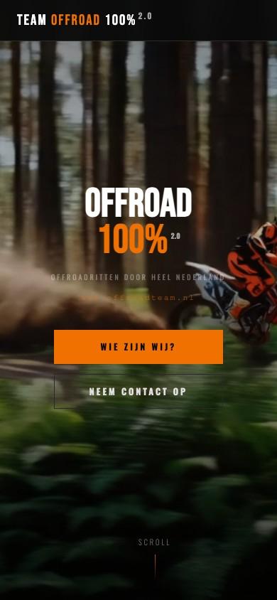 Team Offroad mobiel