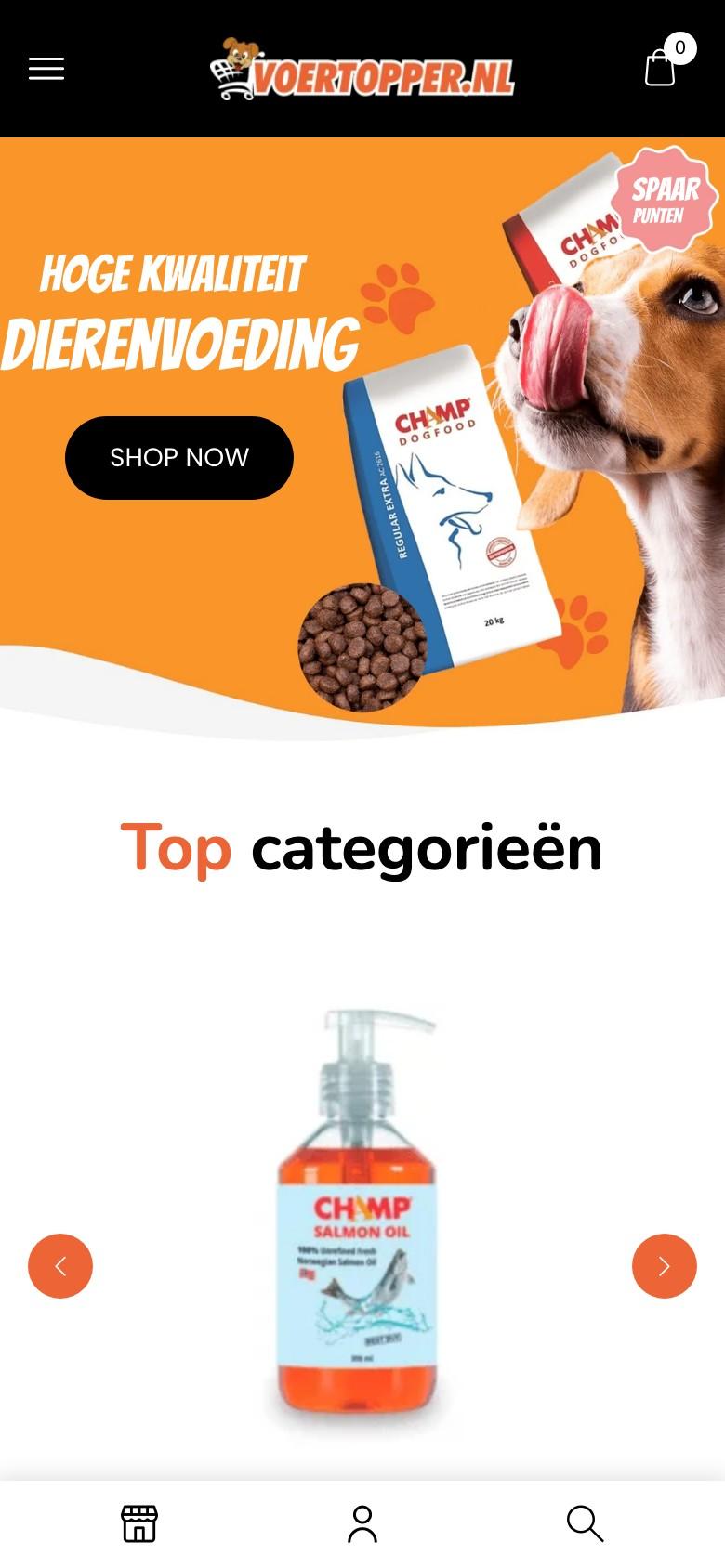 Voertopper mobiel